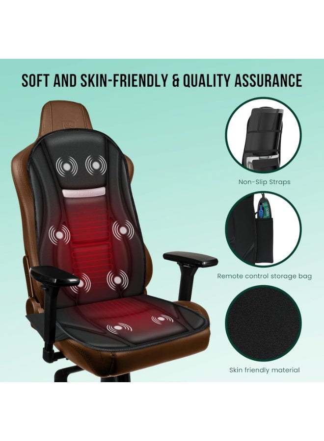 وسادة مساج للظهر مع تدفئة واهتزاز 8 محركات و5 أوضاع – راحة واسترخاء في المكتب أو البيت - Image 2